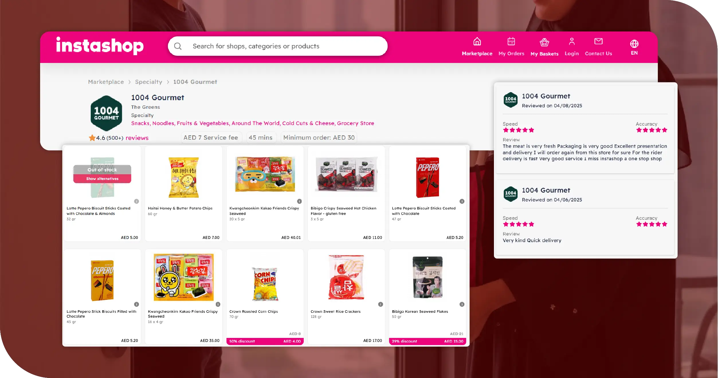 Instashop Grocery UAE Key Solutions